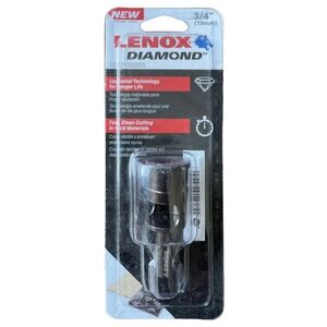 Lenox Diamond Grit Hole Saw 3/4" 1211212DGDS ‎ ~ NEW FAST FREE SHIPPING